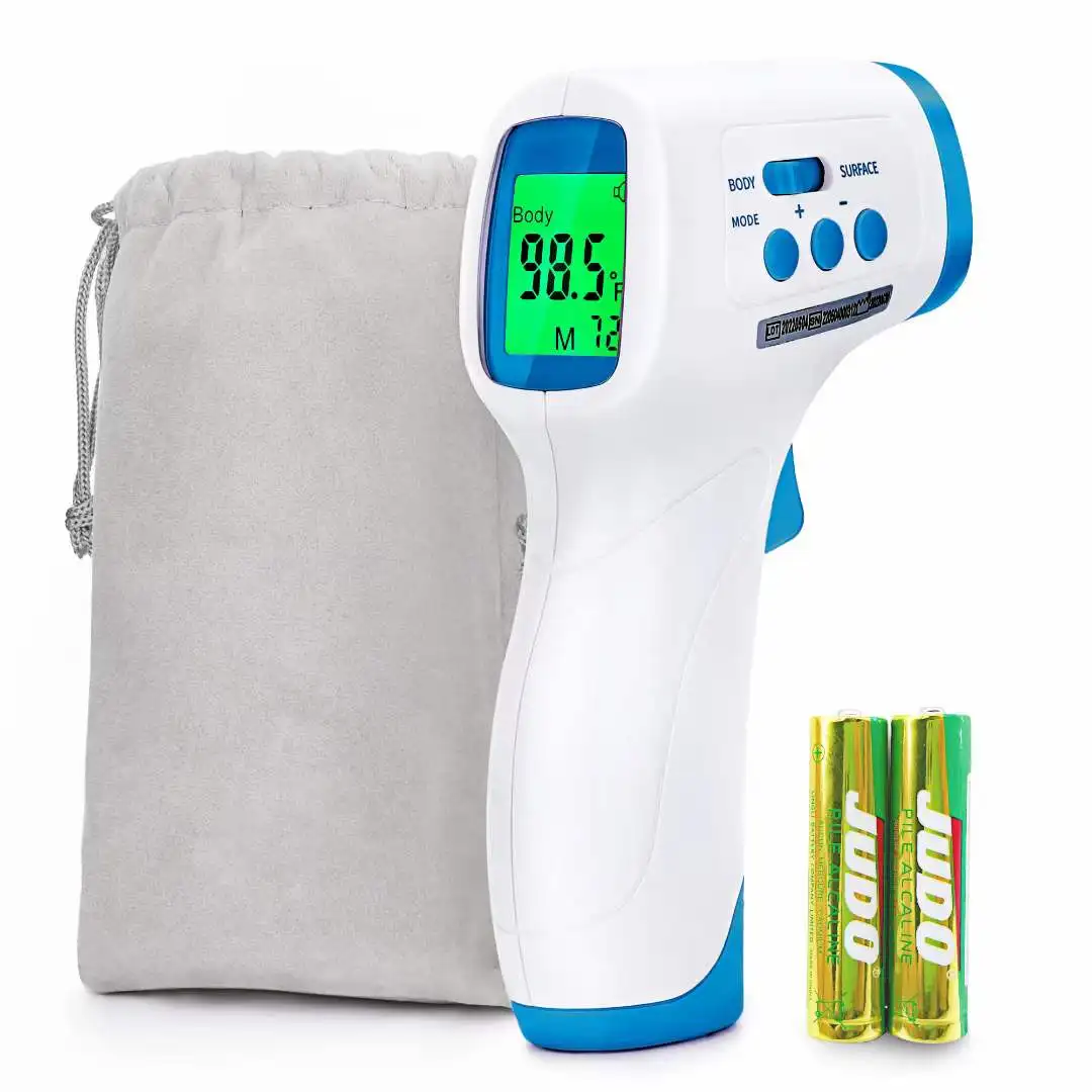 No Contact Digital Infrared Forehead Thermometer With three Color back light