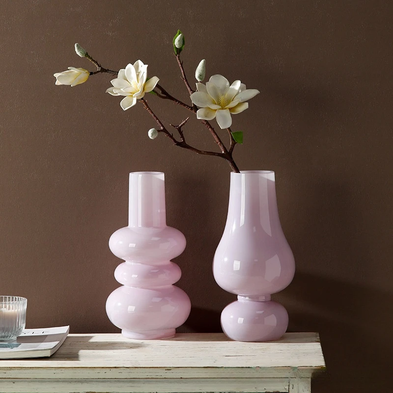 Creative Clear Glass Vase Minimalist Hydroponic Flower Vase Table Top Decoration Vase