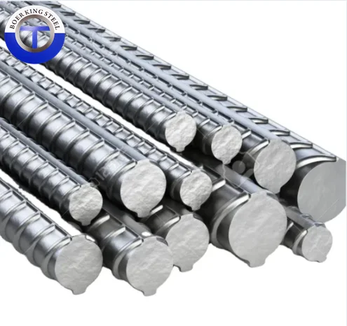 Construction Steel Rebar HRB400 HRB500 Hot Rolled Deformed Concrete Reinforced Steel Rebar