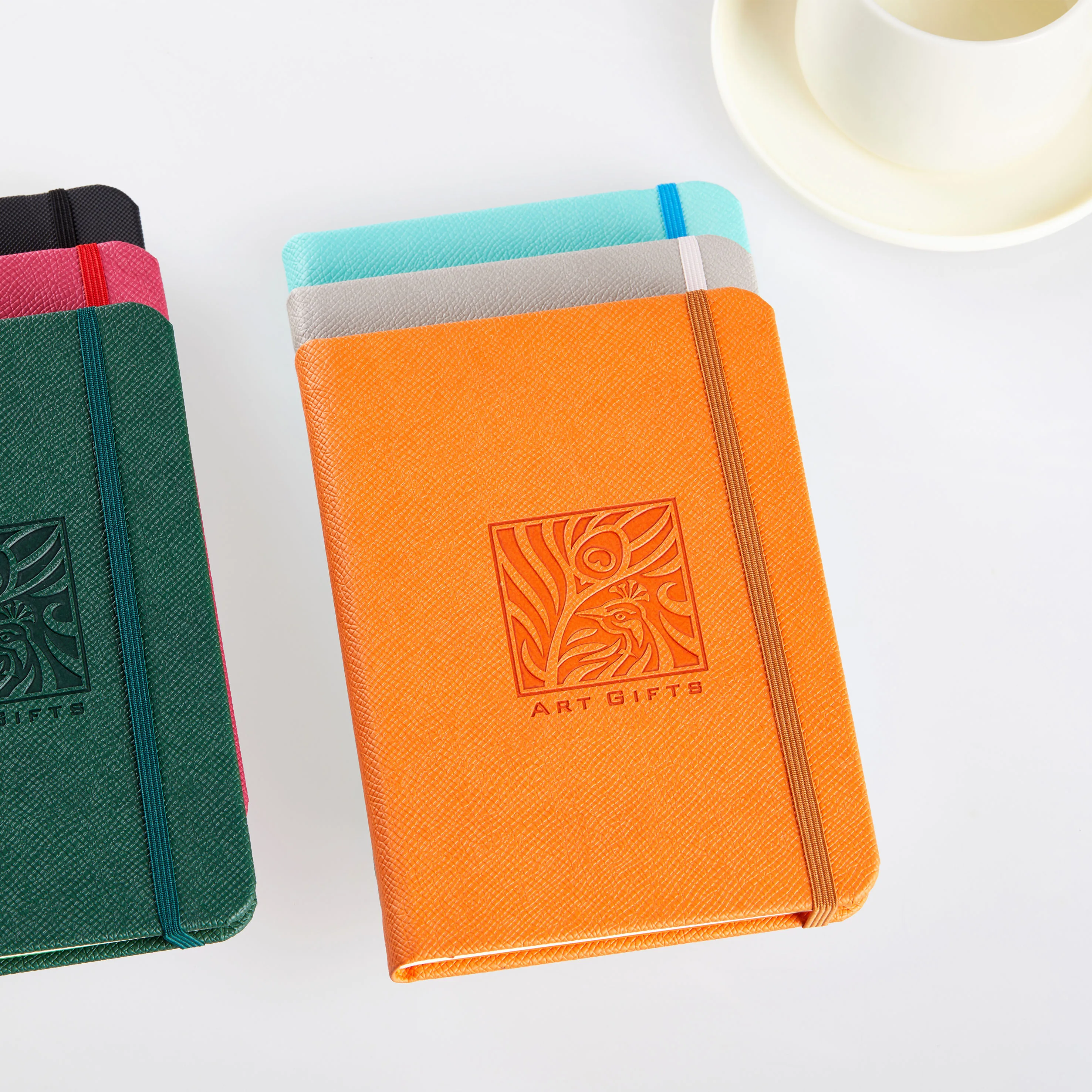 Waterproof Notepad Cover Planner Daily Gift Box Small Spiral Notebook PU Journal Dairy for Girls Opp Bag Promotion Offset Paper