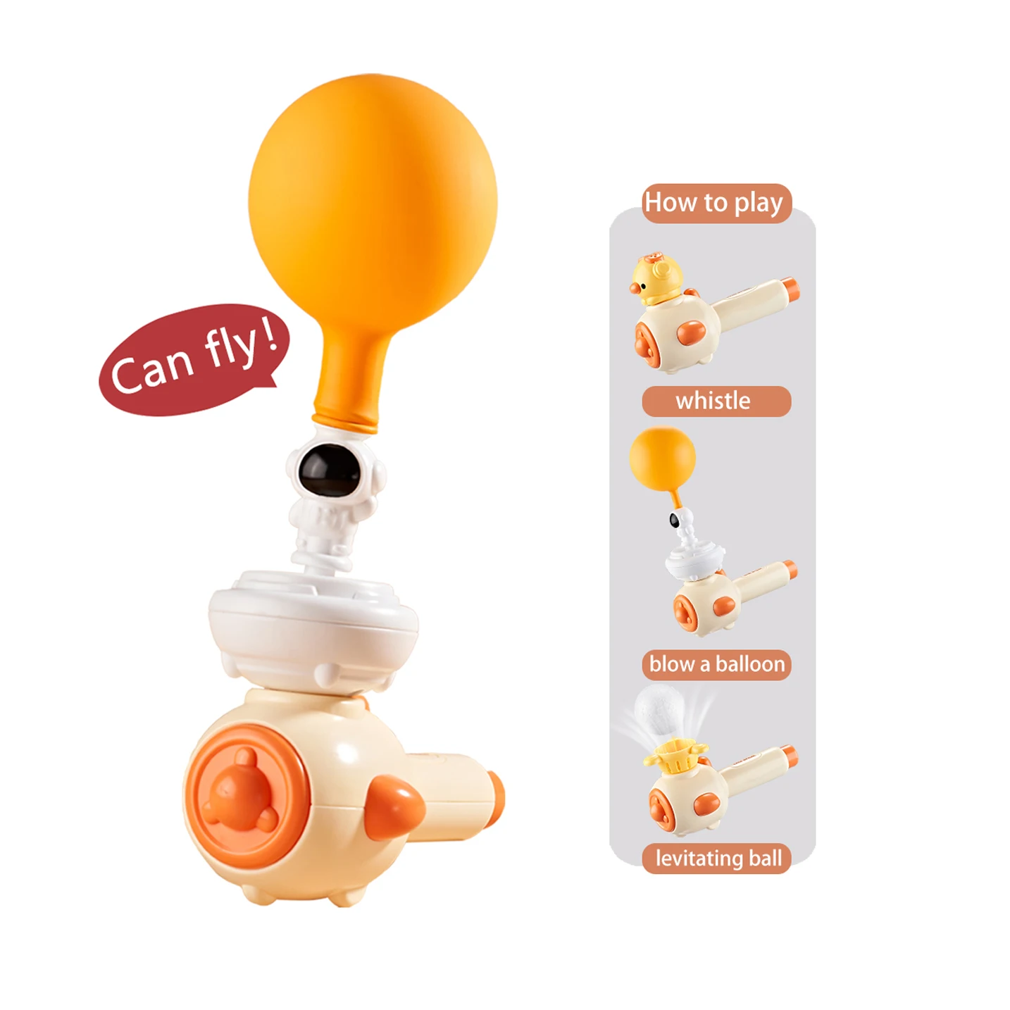 Novelties Toy 2024 New Arrival Balloon Blowing Foam Ball Toy For Kid Educational  Children Training Toy Top Selling