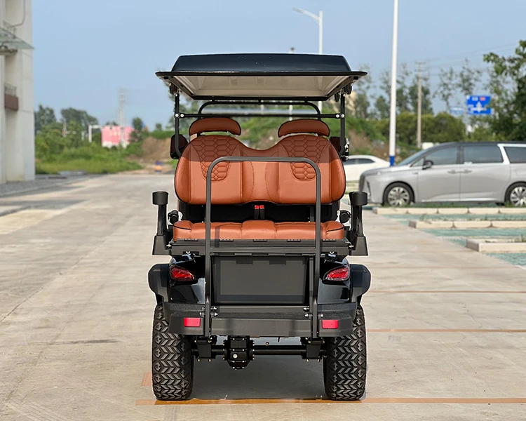 China Factory Price 4 Seats Electric Golf Cart  In Stock Golf Cart 2+2 Seats Cheap Electric Vehicle