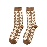 Amazon Hot Sale Colorful Happy Cat Light Puzzle Socks Imported from China