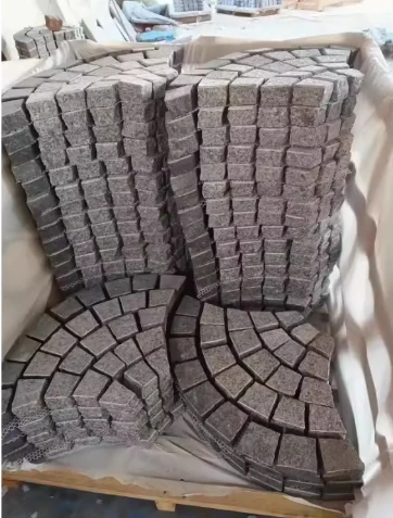 Popular Fan Shape Paving Stone Driveway Customized High Quality Best Price Granite Pavers