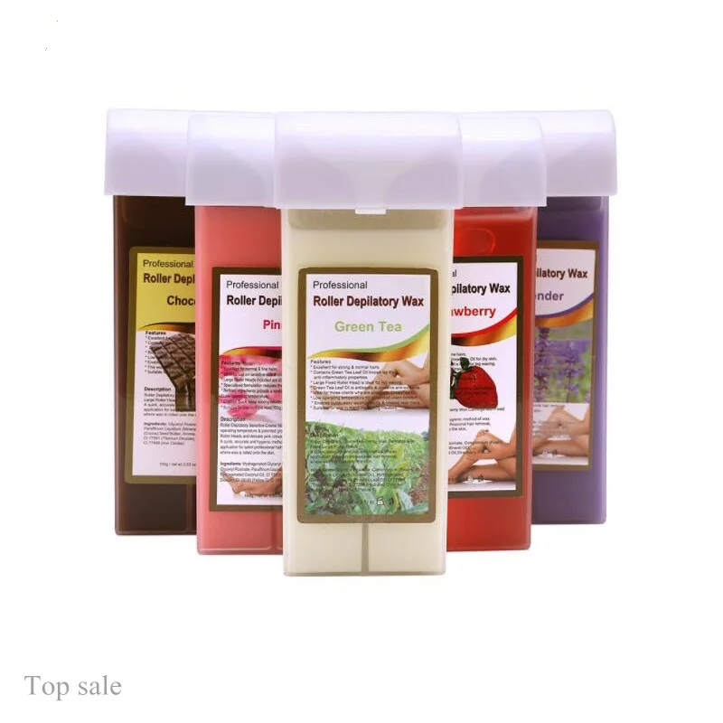 Hair Removal Wax Strips Elastic Brazilian Organic Honey Depilatory Private Label Hair Removal Paraffin Hard Wax