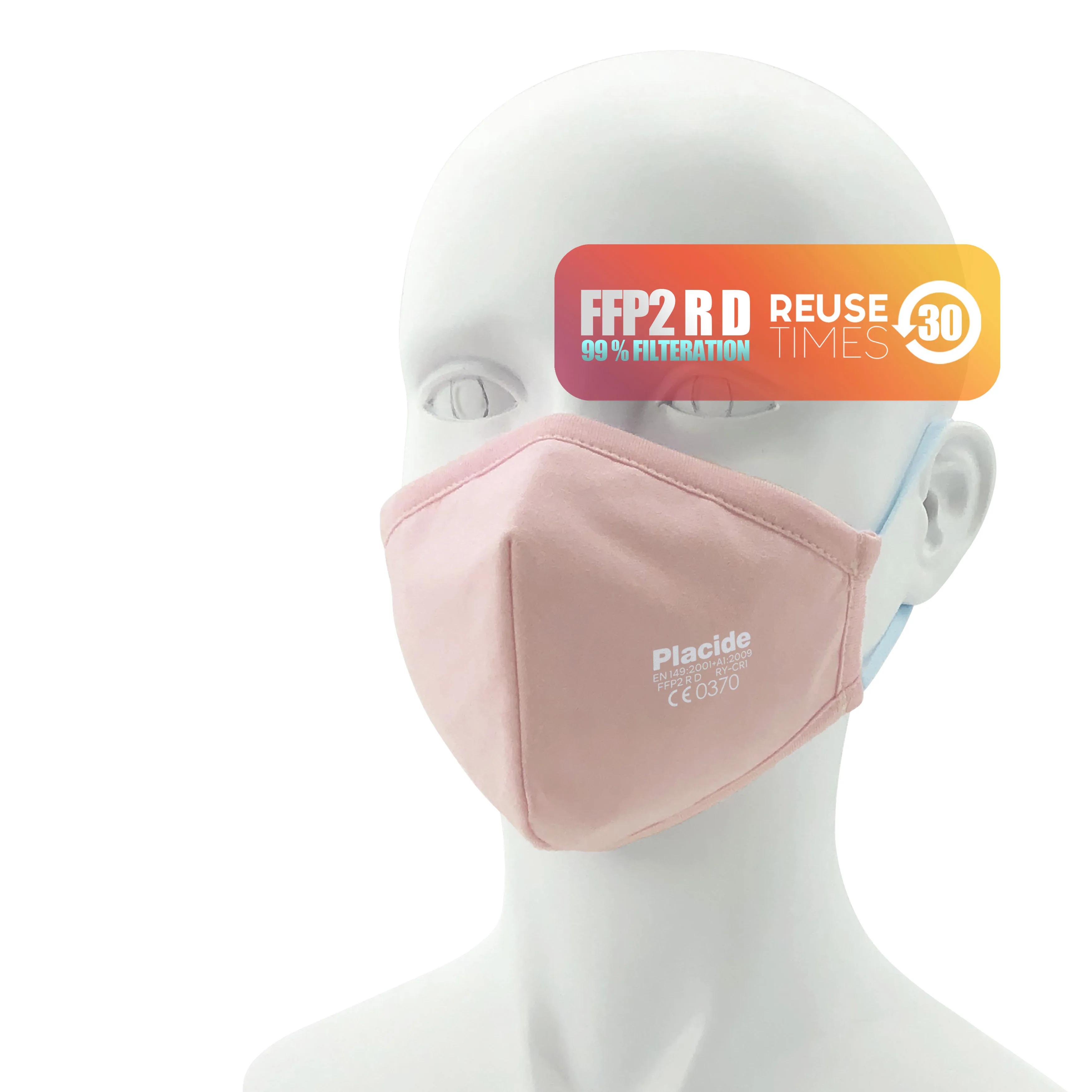 FFP2 ce FFP2 R D Dust Reusable Washable Cloth Factory Direct KN 95 Mask ISO ffp2 particulate respirator Anti pollution