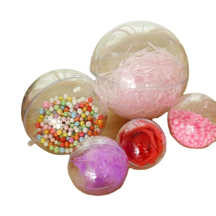 China factory 4cm 5cm 6cm 7cm 8cm 9cm 10cm 12cm 20cm 30cm 40cm acrylic clear ball with hole for sale