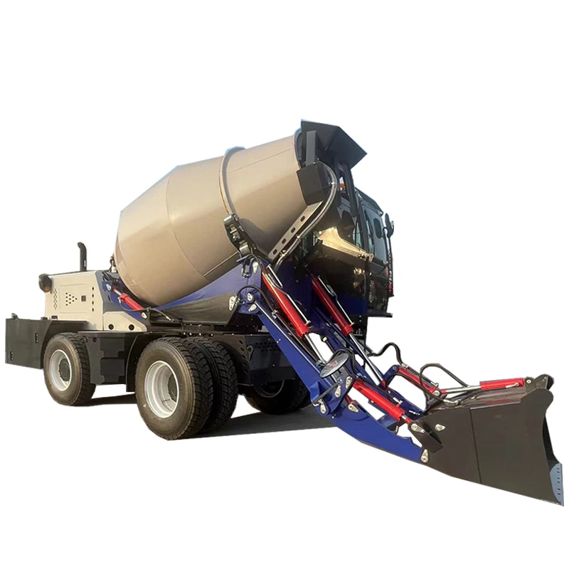 Mingge2021 Agitator Cement 3.5m3 Self-charging Mixing Self Loading Concrete Mixer Truck - Buy Self Loading Concrete Mixer Truck