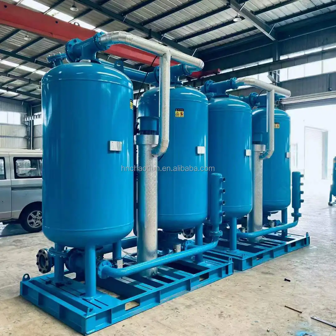 Air Flow 75m3/min Low Dew Point -40 Degree  Compressed Air Dryer Regeneration Adsorption Dryer