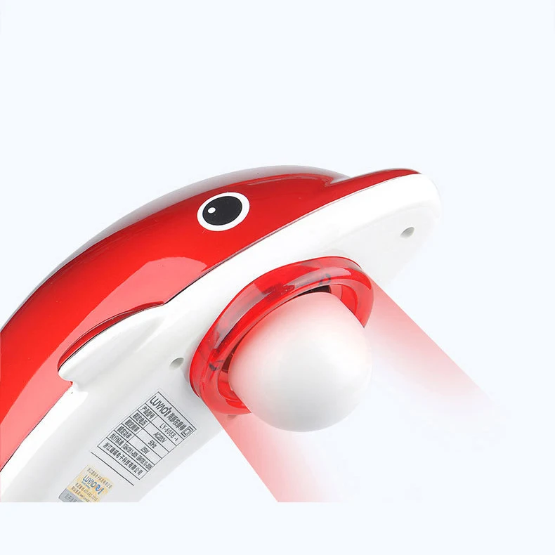 Electric dolphin cervical vertebra shoulder waist massage rod massage hammer dolphin massager