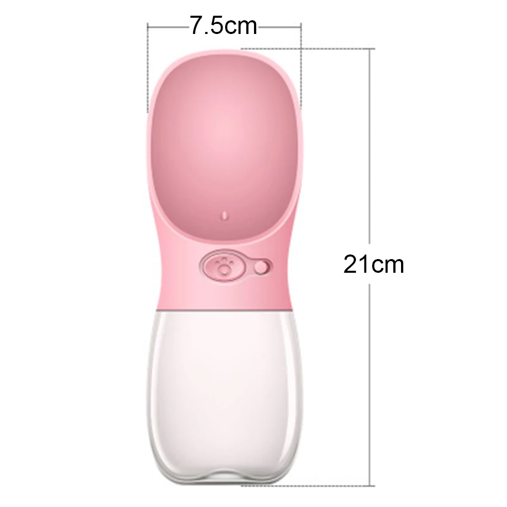 
Wholesale Factory Manufacturer Plastic Travel Drink Feeder Portable Pet Dog Water Bottle 