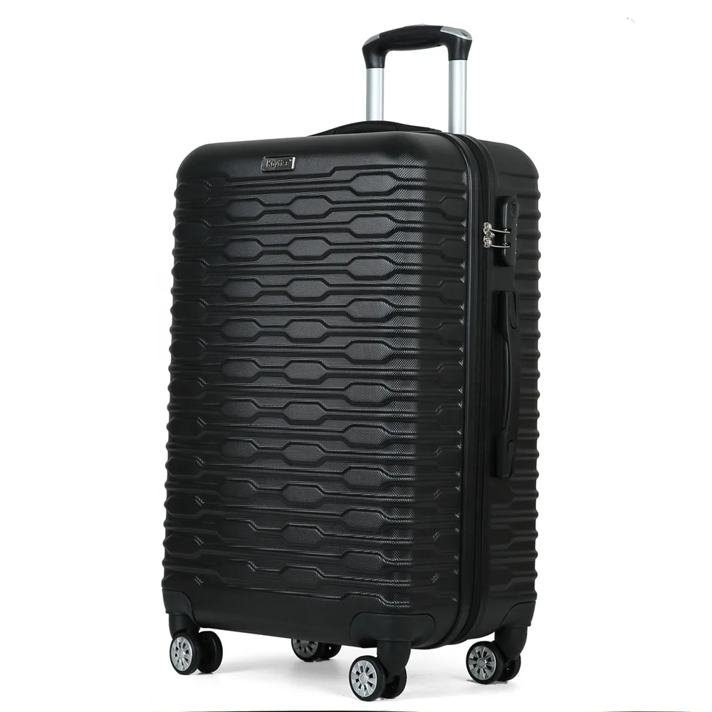 Luggage ABS Trolley Suitcase Set 3pcs color Customize Hard Case Travelling black Luggage Sets