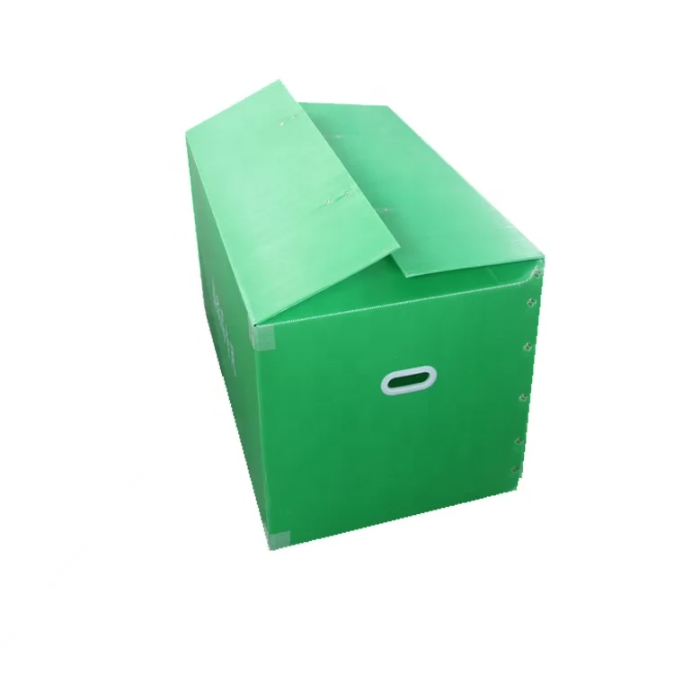 Custom Size Foldable Waterproof pp corrugated plastic  moving house products Storage clothes shipping Box