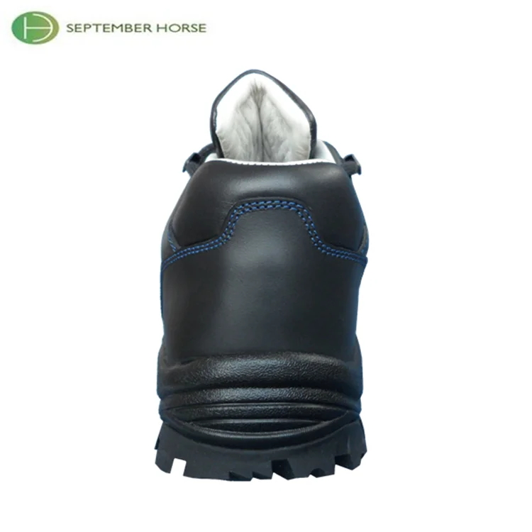 Genuine Leather Steel Toe Fireproof Safety Shoes with Ce S3