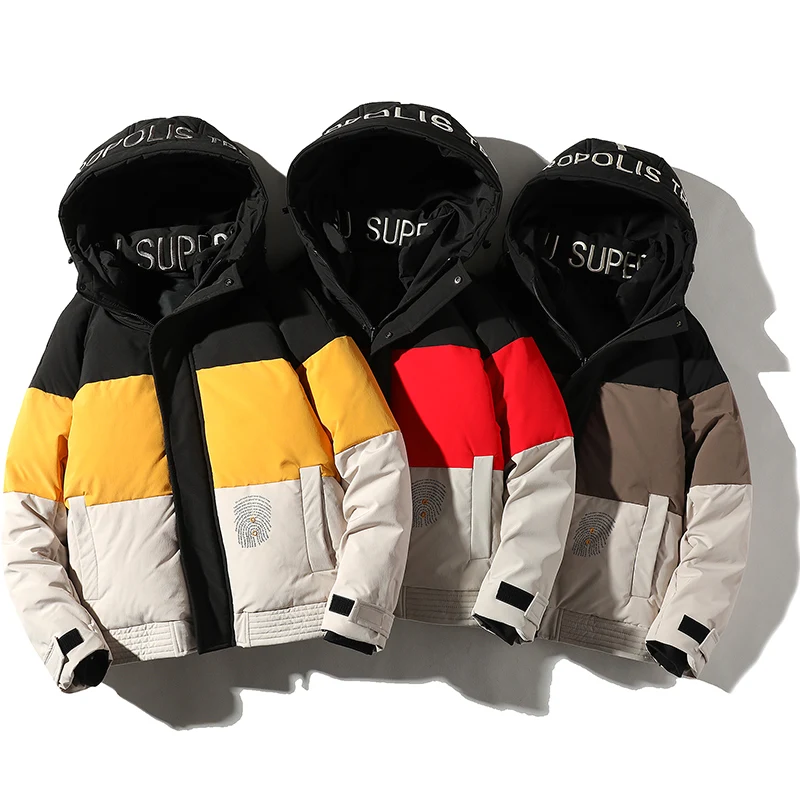 new model two color way basic men water proof jacket photographer jacket duck down jacket