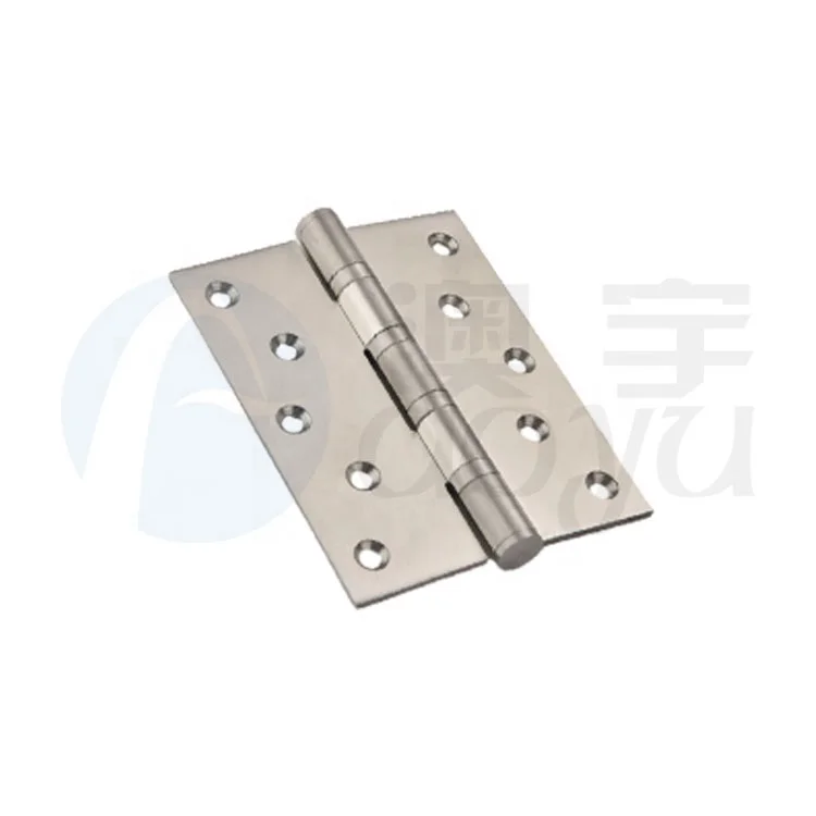 Stainless Steel 304 4x3 Inches Door Hinge 3mm Thick Ball Bearing Quiet and Smooth Brushed Silver-3 Pack