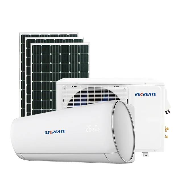 Солнечный кондиционер цена оптовая продажа 12000btu 1.5hp 1ton охлаждение & Heatng легко установить для