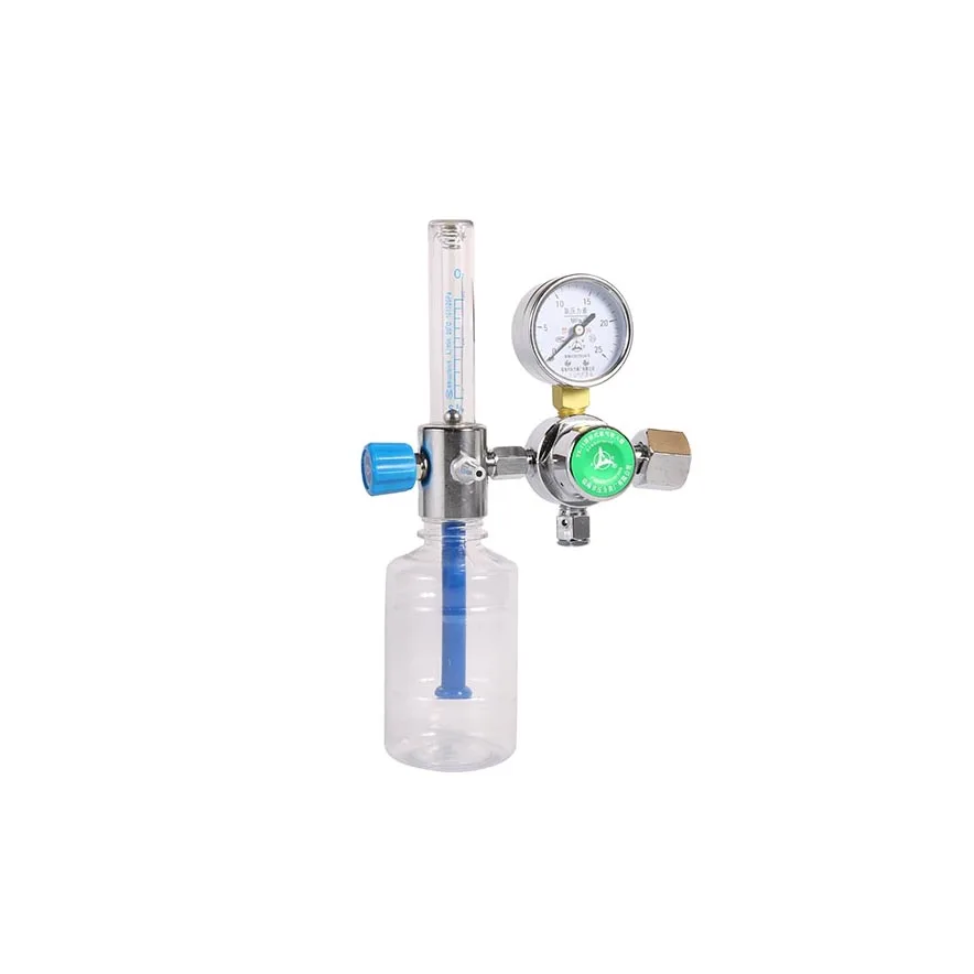 Chinese factory wholesale new design with brass and signal manometer first aid oxygen pressure regulator