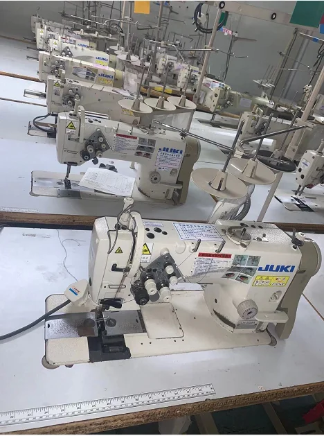 Used  industrial double needle flat sewing machine lh-3528s / a3568s / A