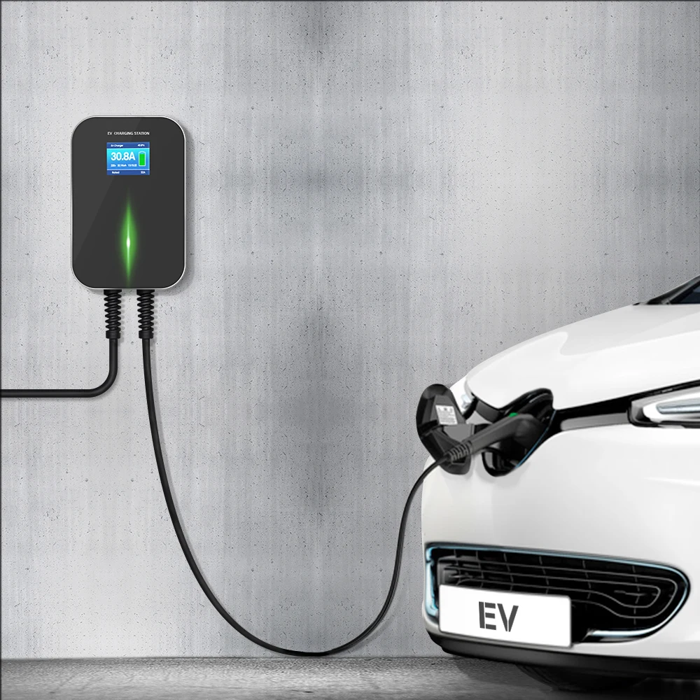 BESEN Home EVSE Wallbox 32A EV Charger 7KW Level 2 Charging Station Level 2 EV Charger 110V 220V