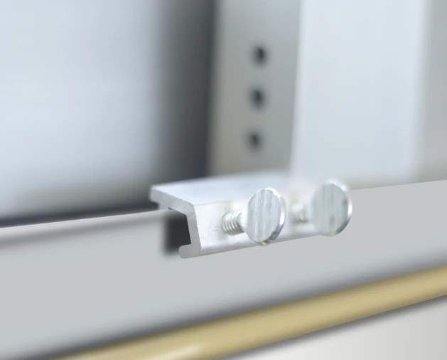 10 Sets Adjustable Aluminum Double Glass Windows Lock Vertical Window Stopper for Child Home Safety