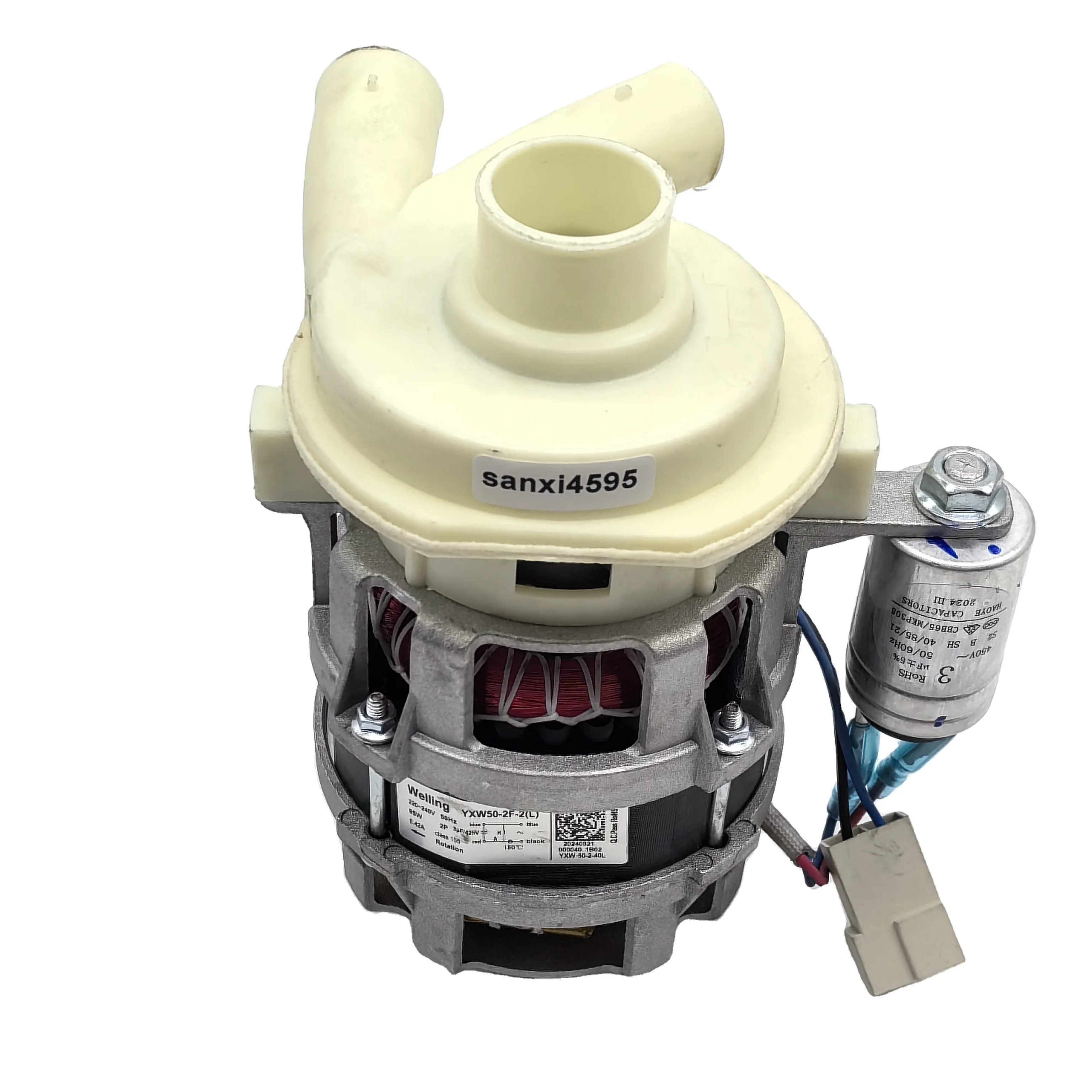 welling ARISTONE INDESIT 220V 50Hz 95W  YXW50-2F-2 (l) Dishwasher machine parts Circulating Pump Motor