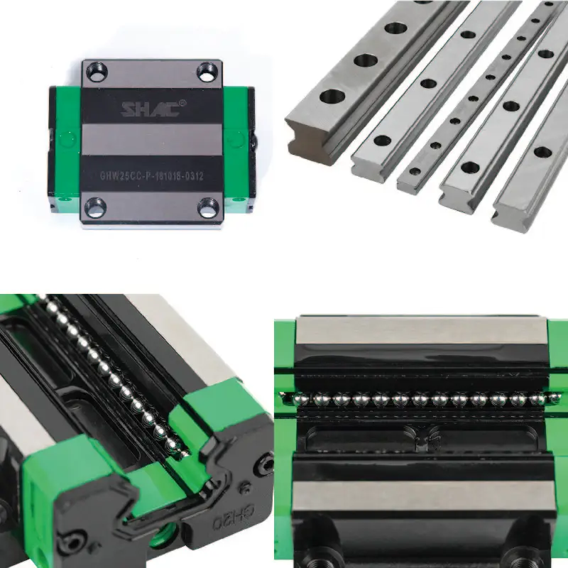 Linear carriage block roller type GRW30CC GRW30HC for CNC 30mm HIWIN rails