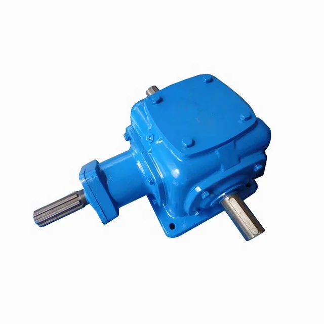 T series spiral bevel gear units 4 way car steering gears 90 degree right angle gearbox steering gear box for transmission