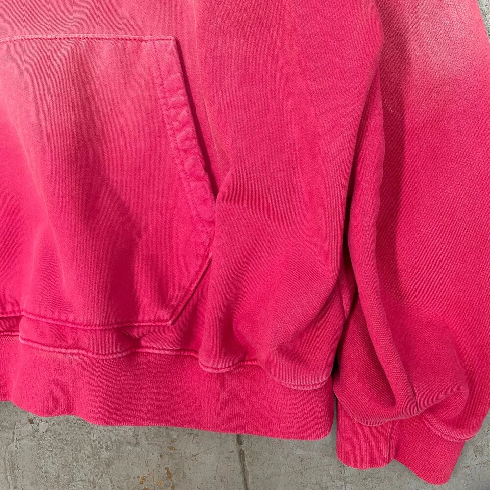 wholesale high quality blank heavyweight 500gsm vintage distressed french terry oversized men cropped acid wash hoodie