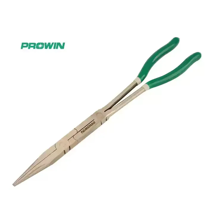 PROWIN Multifunctional Industrial Grade Straight Long Reach Insulated Adjustable Pliers Double X Long Nose Pliers