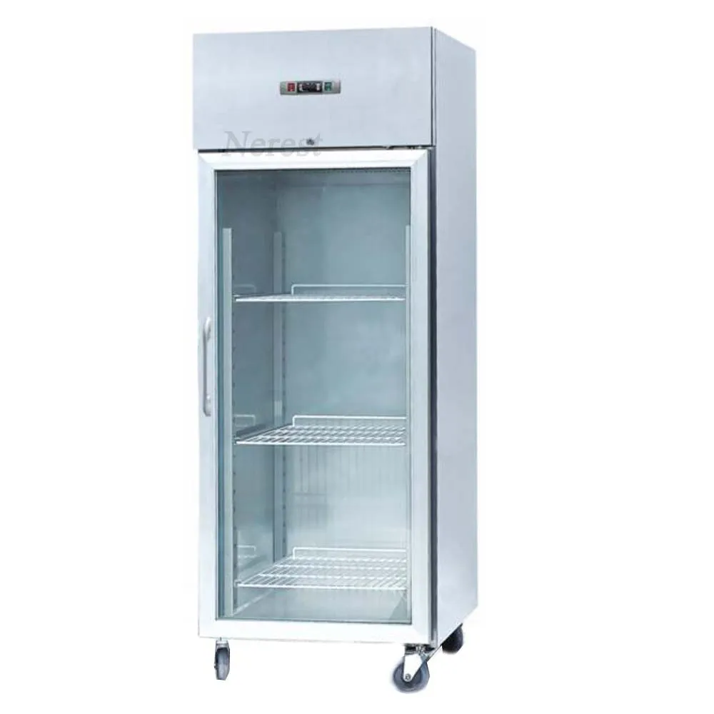 Professional Manufacturer Commercial Refrigeration Equipment Kitchen Refrigerated Freezer Stainless Steel Fridge Refrigerators
