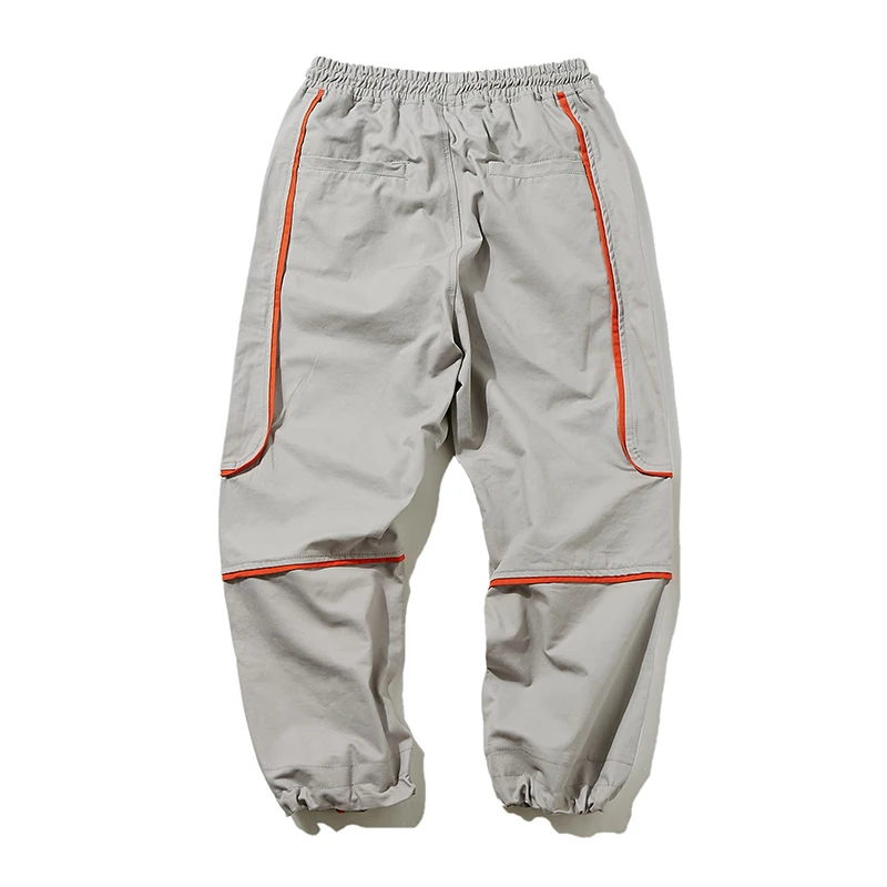 Men Pants Hip Hop Joggers Pants 2023 Male Trousers Mens Joggers Solid Multi-pocket Pants Sweatpants