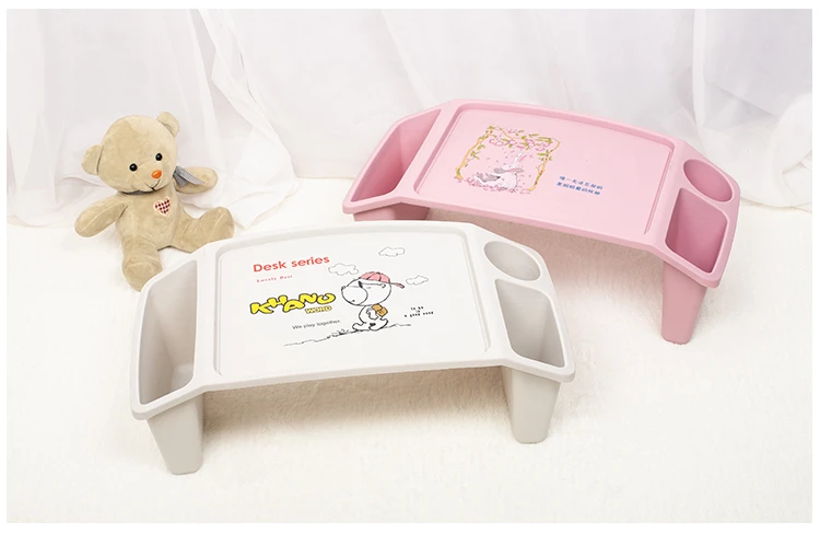 Baby Plastic Bed Small Desk Preschool Student Writing Study Table Children Multifunctional Toy Dining Table