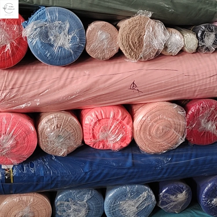 Hot selling cheap moss crepe fabric stock fabric 100%polyester spandex fabric from shaoxing