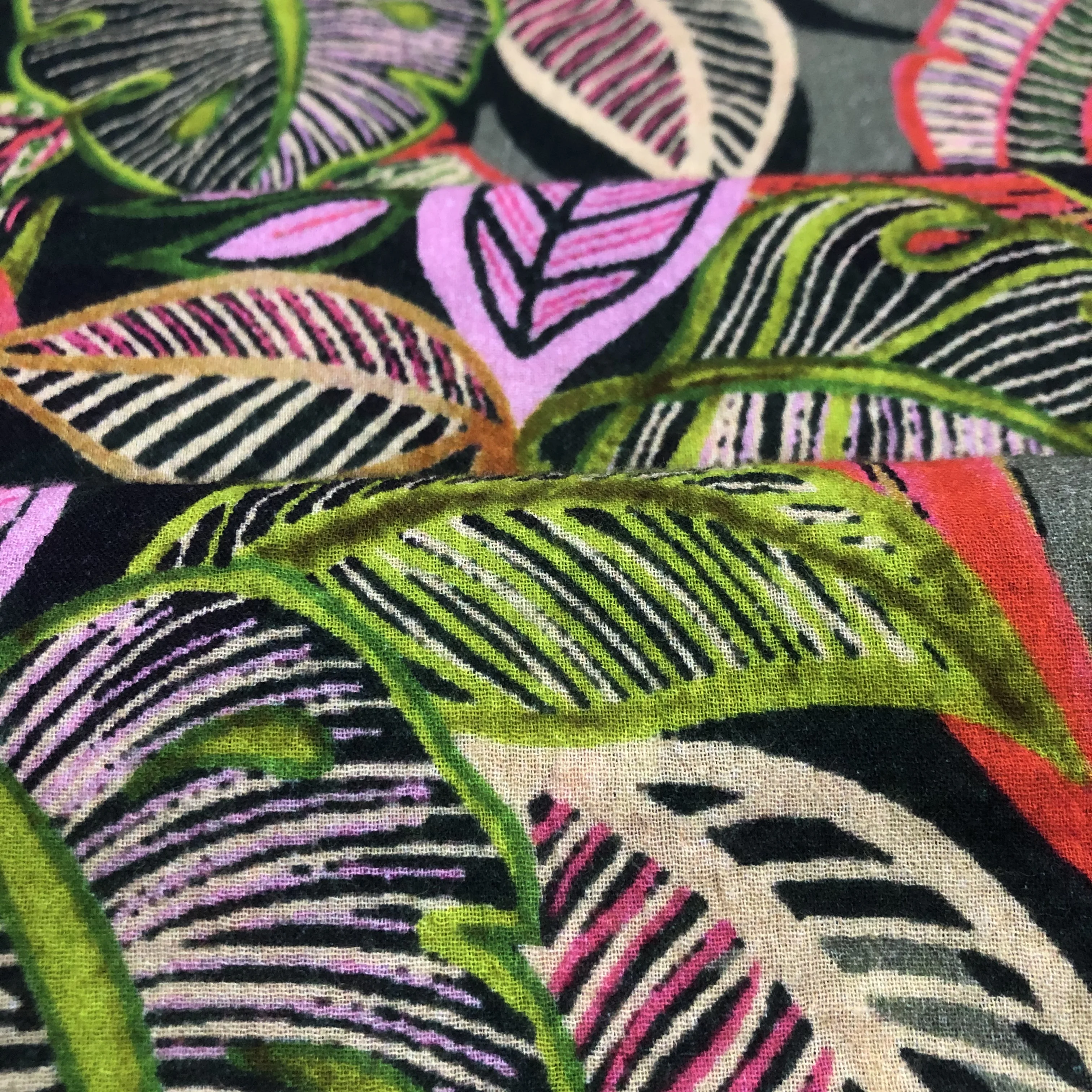 100 Cotton CDC Crepe de chine Printed Woven Fabric For Women Clothing