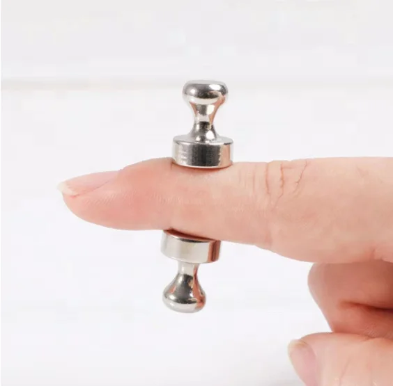 High Temperature Resistance Smco Push Pin Magnets Whiteboard Colorful Magnetic Pins