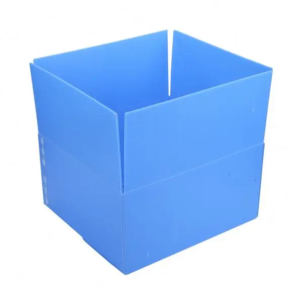 Folded PP Hollow Sheet Packaging Boxes Cardboard Plastic Card Packaging Box For Packaging