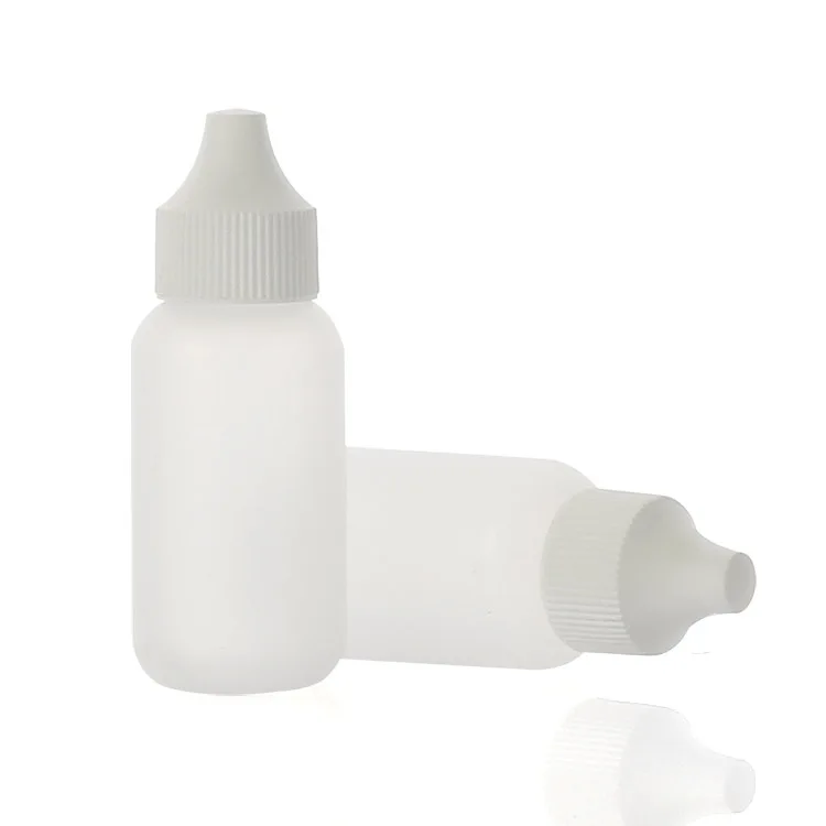 30ml Empty PE Squeezable Plastic Dropper Bottle for Wig Lace Glue  Airbrush Makeup Liquid Foundation