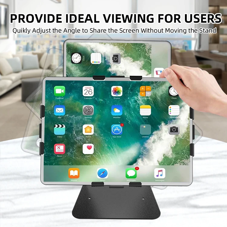 Универсальная противокражная стойка для планшета с подставкой для планшетного ПК от 7,9 до 12,9 дюймов