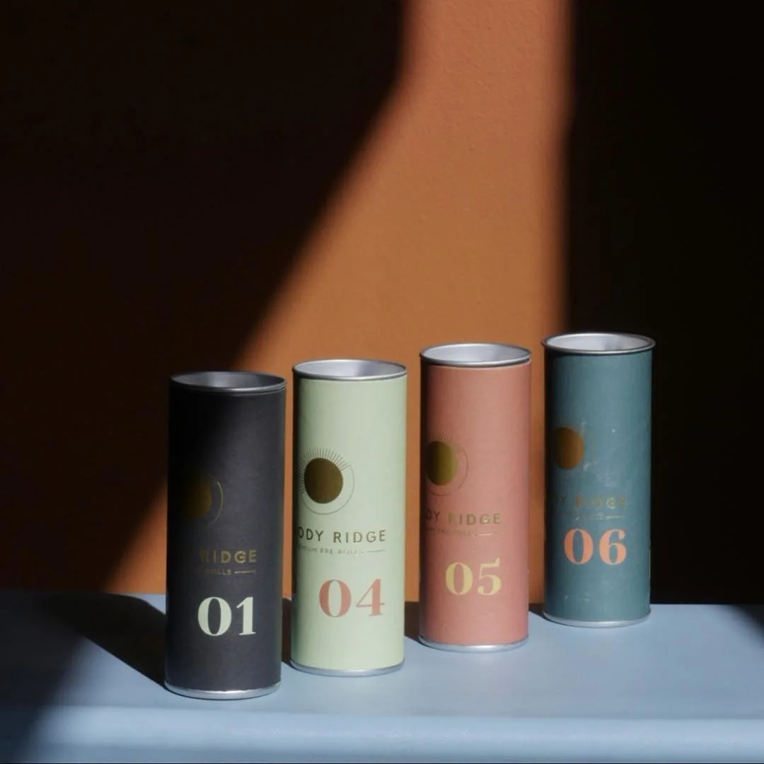 Custom Printed Coffee Bean Tea Cylindrical Paper Tube Packaging Box Eco-Friendly Paper Tube Round Cardboard Tube Packaging