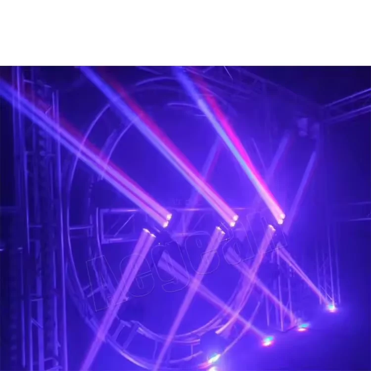 Высокое качество Dj осветительное оборудование 8x12 Вт вращение ветряная мельница паук луч светодиодный движущийся головной свет