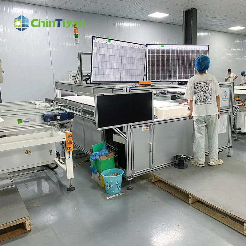 EL Detection and Appearance Tester Integrated Machine solar panel production line Solar module assembly line Low Cost Solution