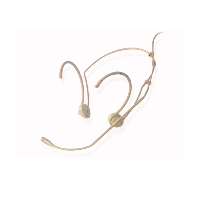 Складной дизайн гарнитура однонаправленный Заушник микрофон 4 булавки мини XLR для беспроводной передатчик системы