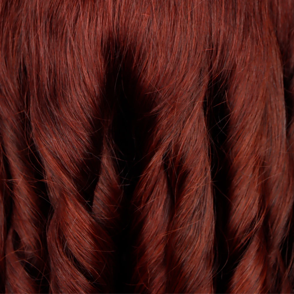 Fashion Cheap Remy Hair Red Brown Color Curly Bouncy Indian Human Hair Wigs 13x6 Hd Lace Wigs for Black Woman