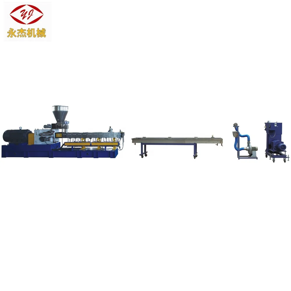 Double Screw PET Pellet Machine Plastic Granulators Machine