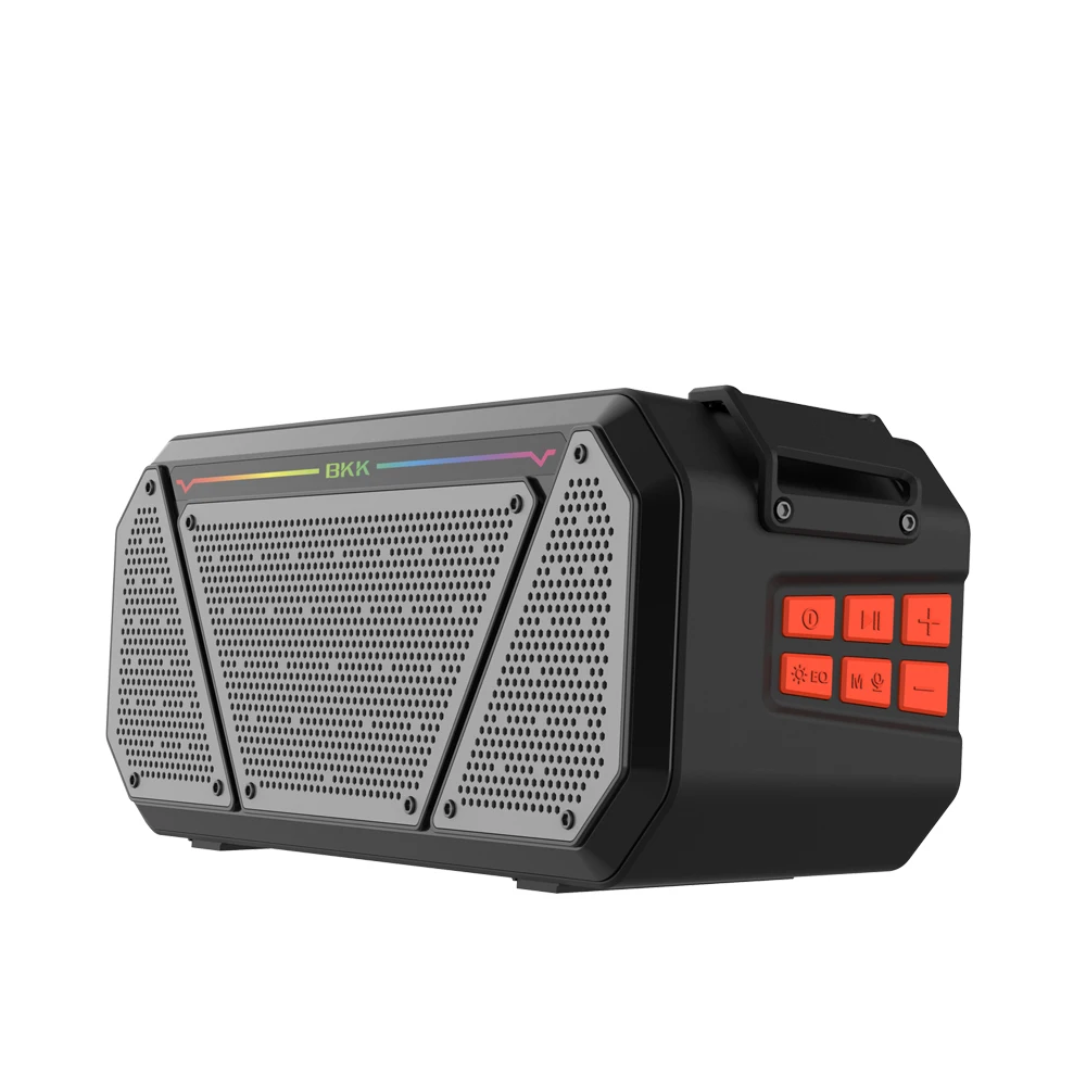 Newly launching top sale portable handle outdoor home theatre with atmosphere lamp bluetooth speaker