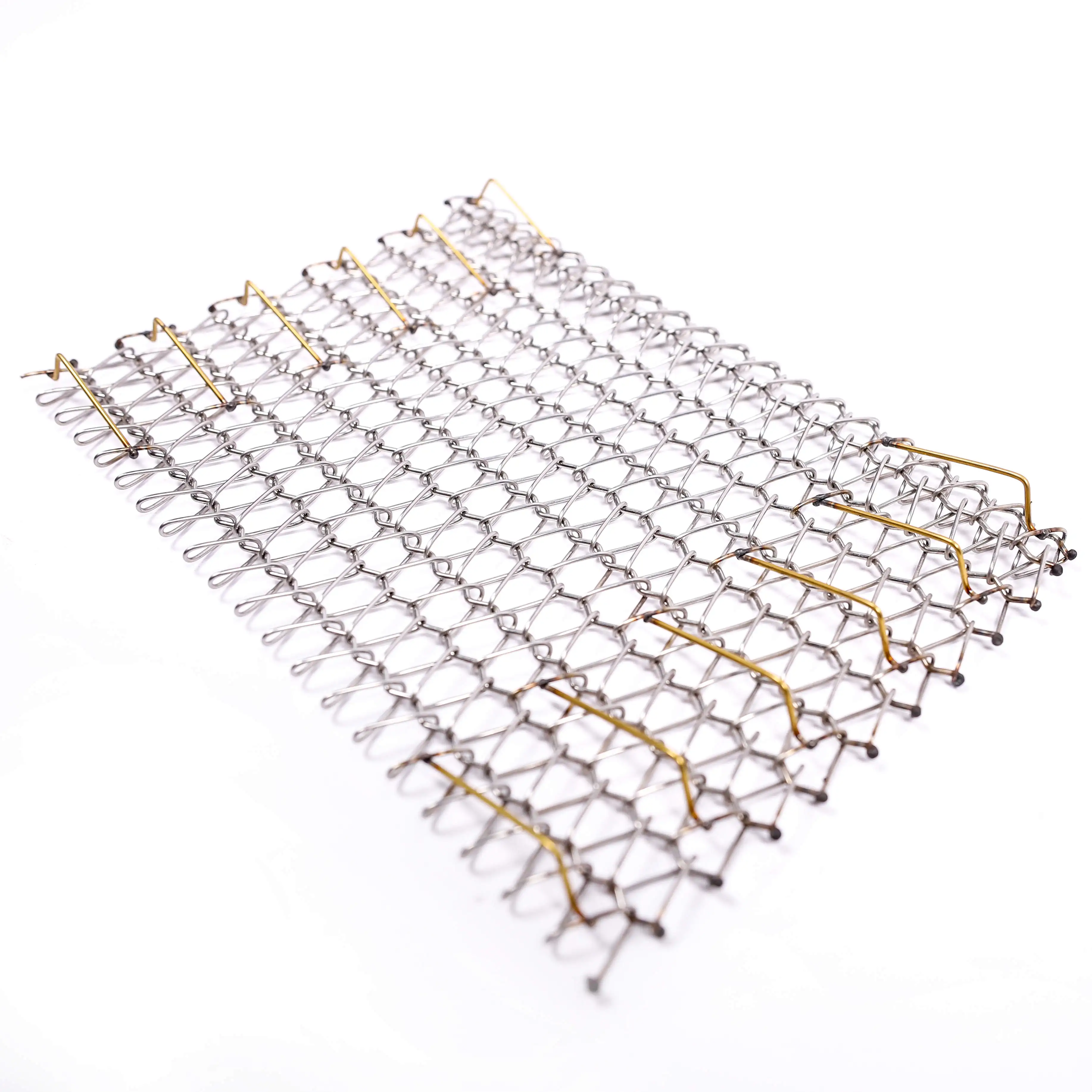 
Factory High Quality Ni-cr Alloy Metal Mesh Thimble Belt Stainless Steel Wire Mesh Conveyor Belt 