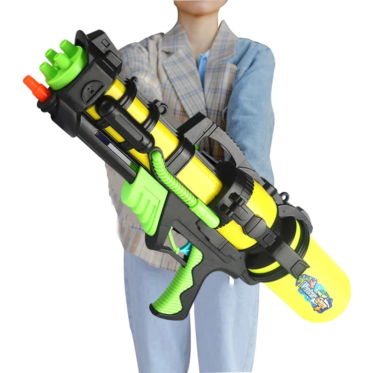 Big Bag Super Shooting Plastic Hand Pump Water Gun To Play For Children