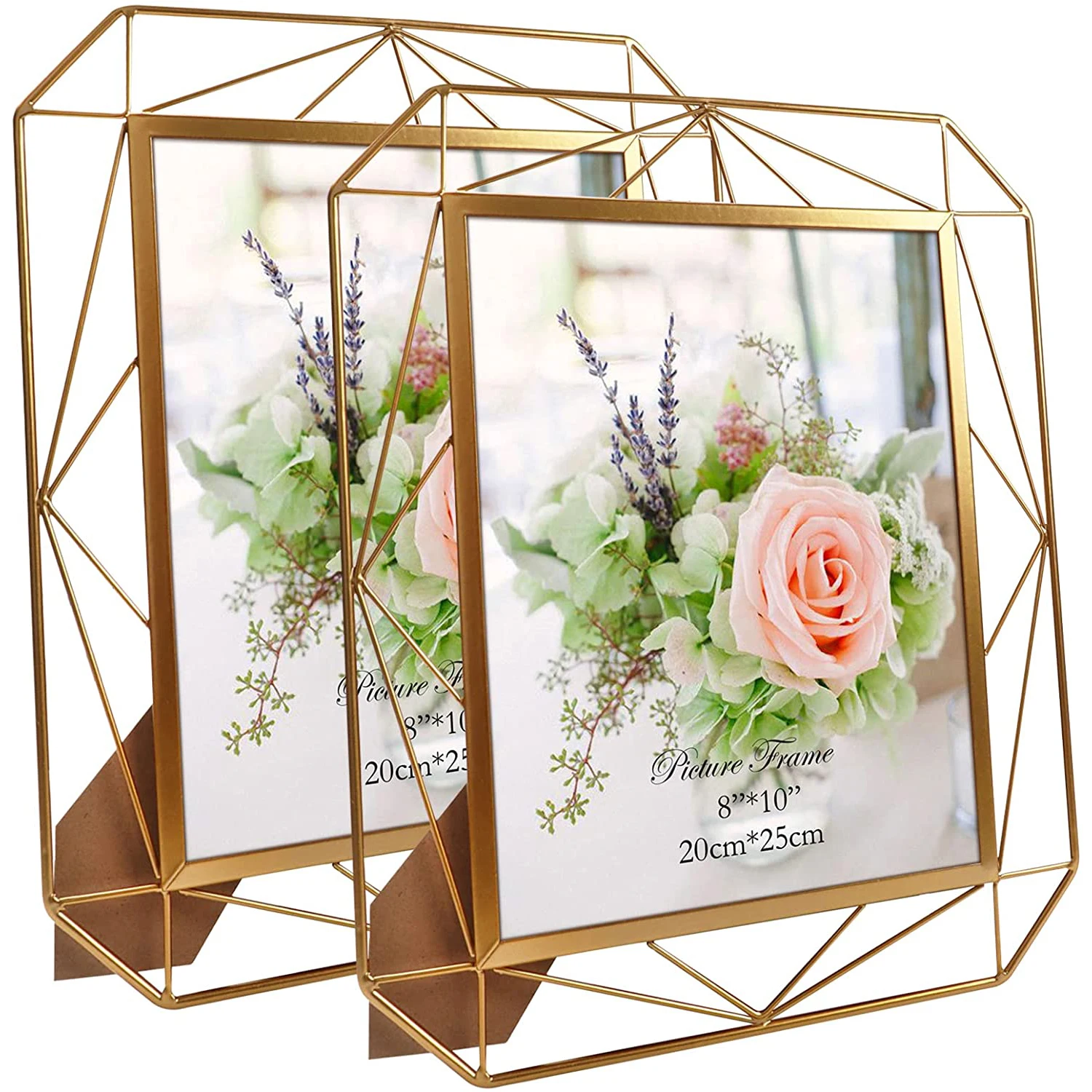 Modern Style Metal Picture Frames Display 8 by 10 Inch Photo for Desk or Wall Decor Photo Frame Home Decor