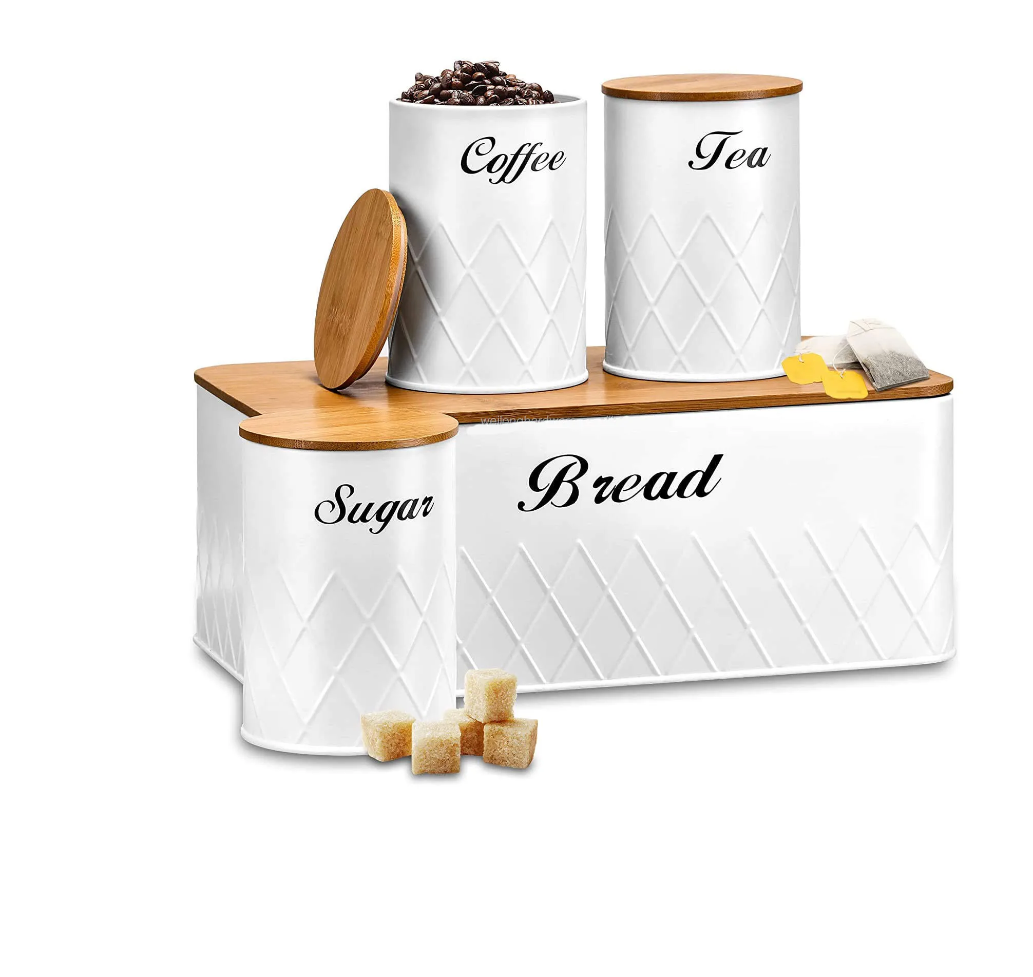 Hot Sale Kitchen Canister  with Lid Airtight Kitchen Canister Set Food Storage Containers